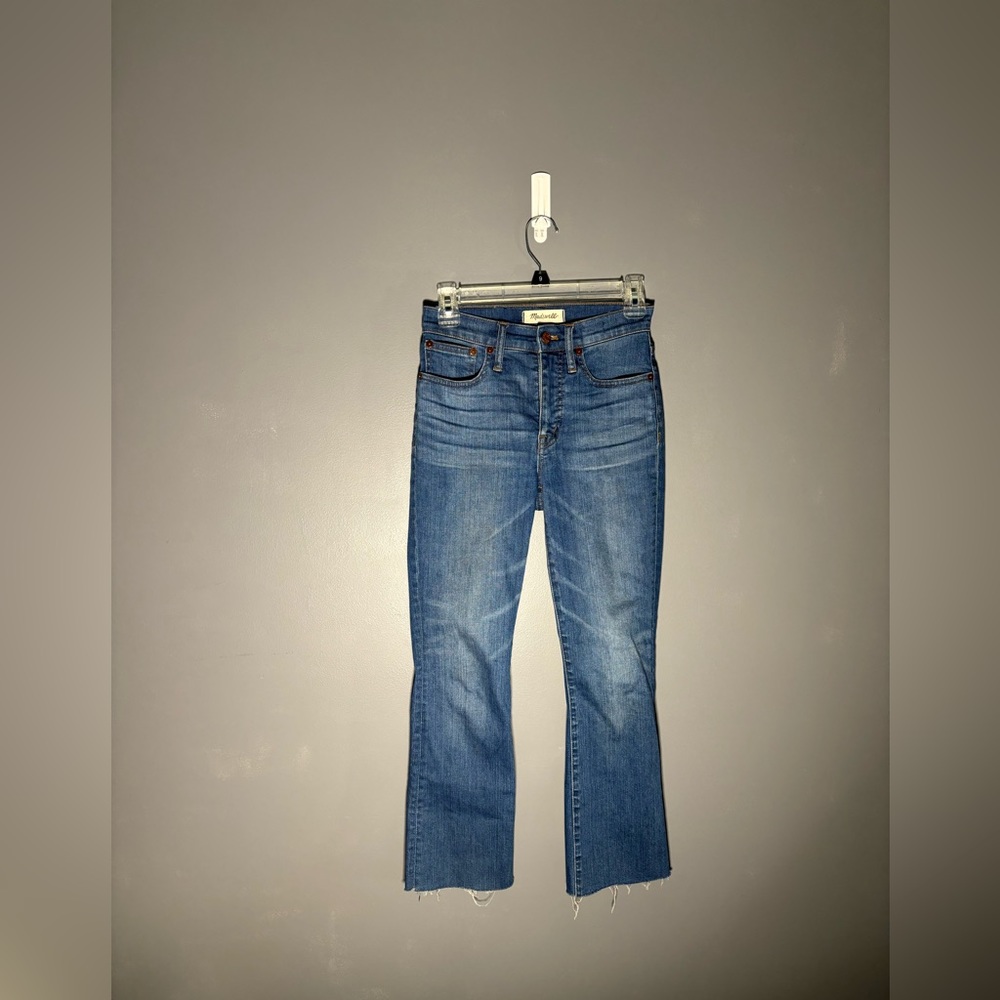 Madewell Cali Demi Boot Jeans in Fleetwood Wash Womens Size 24 - Picture 2 of 4